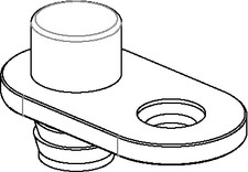 2x 116713 - Amortisseurs de charnière pour meuble IKEA HEMNES et BISSA