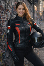 BLOUSON MOTO RACING POUR FEMME