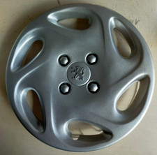 LOT DE 4 ENJOLIVEURS PEUGEOT 106 / 206 / 306 BIPPER pour JANTES 14" avec LOGO