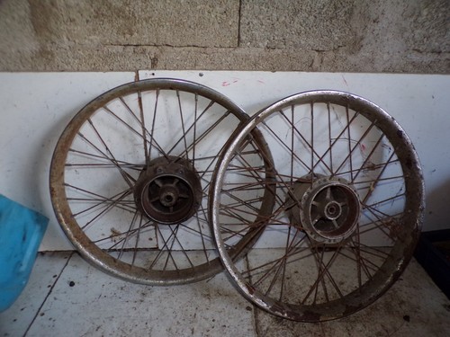 Paire jante roue - roue, 18"