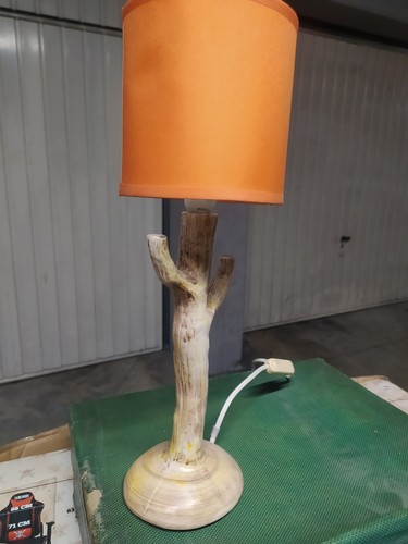 Lampe table bois - lampe, de
