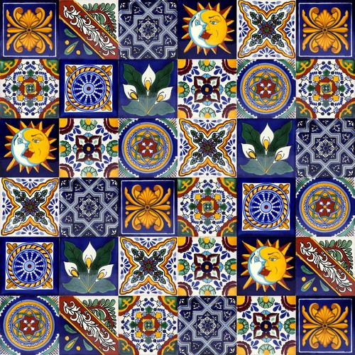 Carrelage céramique mexicaine - céramique,