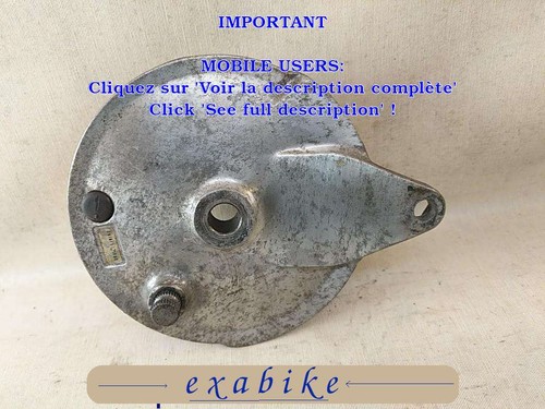 Flasque frein arriere pour - de,