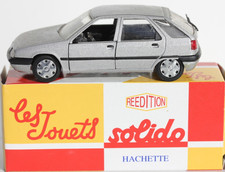 SOLIDO - HACHETTE - CITROEN ZX - 1991 - 1/43 - 9 cm - 80 g