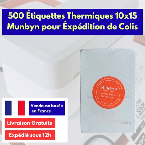 500 étiquettes expédition - 500,