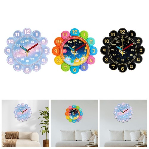 Horloge murale apprentissage - murale,