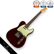Guitare électrique Fender 1963 Telecaster NOS Candy Apple Red Custom Shop 200...