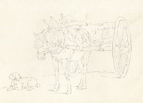 Cheval dessin crayon - de,