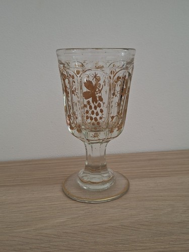 Ancien verre pied charles - pied,