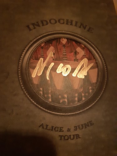 Indochine autographe nicola - indochine,