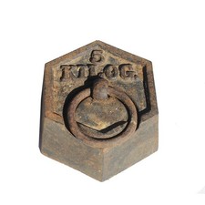 Ancien poids hexagonal pour