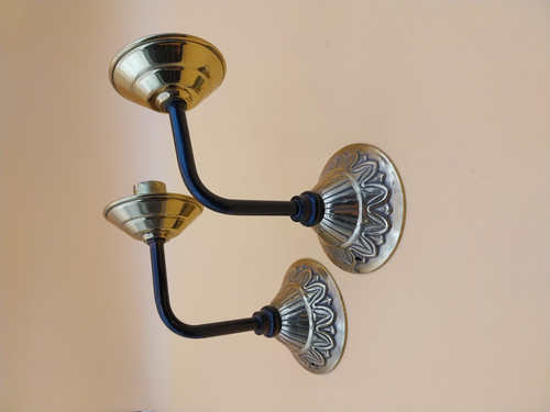 Paire applique en laiton - d',