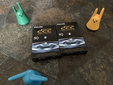 🎼🎶🎵LOT 2 CASSETTES PHILIPS DCC DIGITAL 90 NEUF SOUS BLISTER