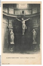 AUKP1-0026-42 - SAINT-GENIS-TERRE-NOIRE - church interior - Calvary