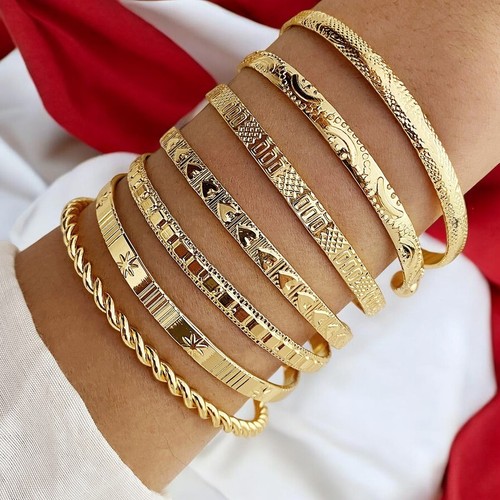 Bracelet jonc carats - bracelet, or
