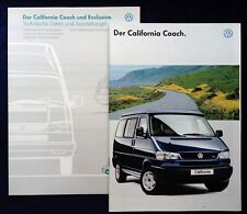 VW Bus T4 California Coach brochure 6.1996...... with insert technical Data