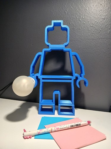 Lampe table minifigure - table,