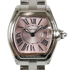 CARTIER Mini Roadster W62017V3 Pink Case Size 32.3mm Ladies Used Watch #9121