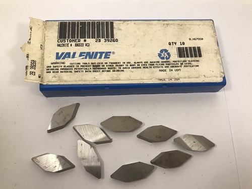 Valenite carbide inserts - valenite,