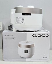 CUCKOO CRP-ST0609F Twin Pressure Rice Cooker 6-Cup Uncooked 12-Cup Cooked