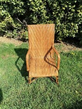 Fauteuil osier 1900 1930