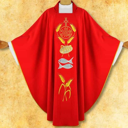 Chasuble brodée dary - chasuble,