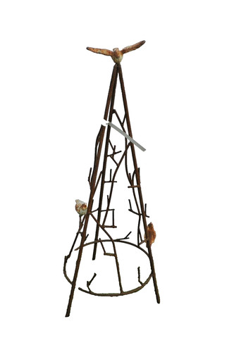 Treillage avec des oiseaux - avec,