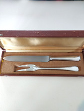 SERVICE À DÉCOUPER MÉTAL ARGENTÉ INOX CHRISTOFLE MODÈLE AMERICA