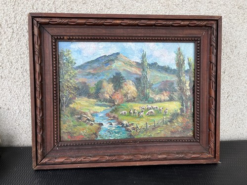 Tableau ancien paysage