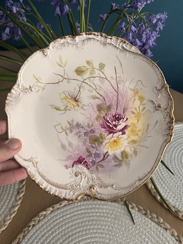 Assiette dessert antique - assiette,