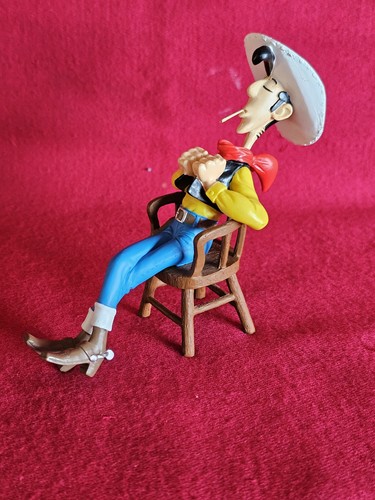 Figurine lucky luke chaise - figurine,
