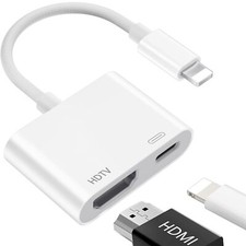 Adaptateur HDMI 【Apple Certified】 Adaptateur iPhone HDMI A-daptateur iPad H-D...