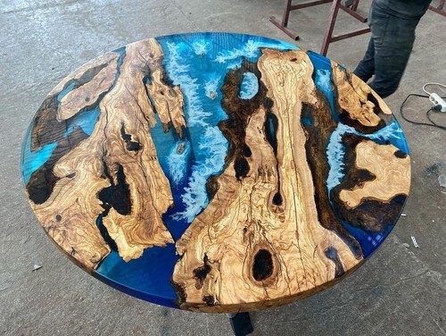 Table ronde époxy - ,, à