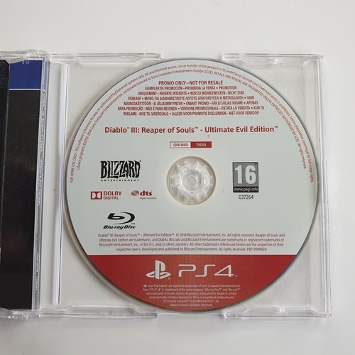 Rare promo disc - ps4, diablo