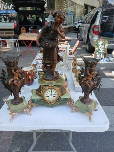 Pendule ancienne signe - pendule,