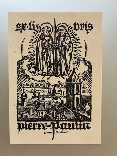 Libris alsace henri - ex-libris, bacher