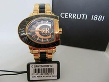 MONTRE Homme CERRUTI 1881 SWISS MADE.BRACELET et CADRAN Plaqué or 779,00€  C341 