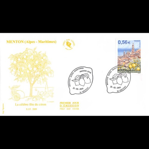 Fdc menton - (alpes, maritimes)