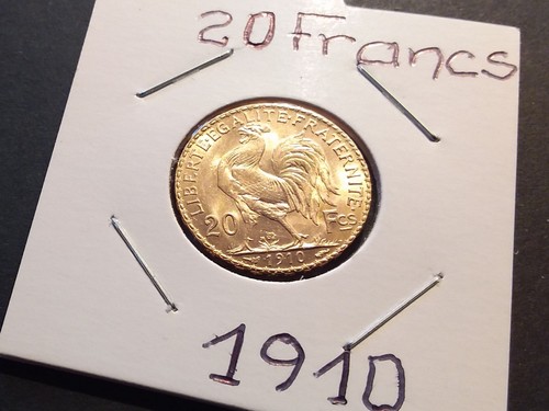 Francs coq - or,