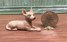 Dollhouse Miniature 1:12 Schleich CHIHUAHUA Lying down - DOG