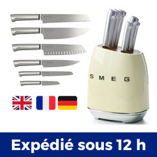 SMEG Bloc Couteaux 7 Pièces