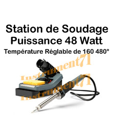 Station de Soudage 48 Watt Reglable en Température de 160 à 480°  Degrés