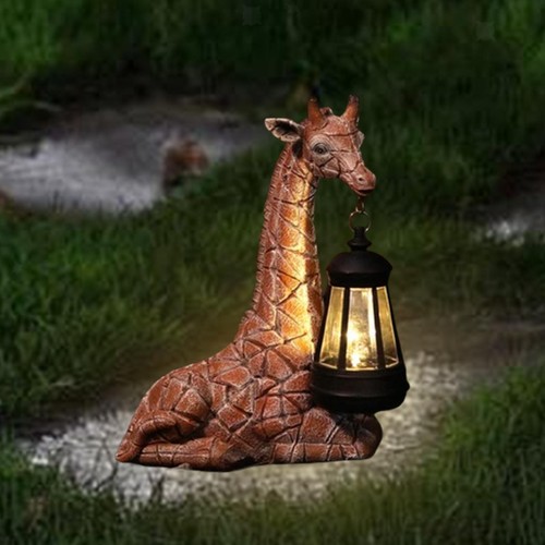 Jardin girafe statue yard