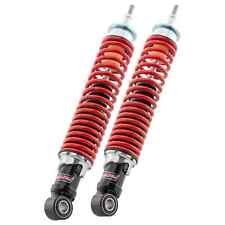 PAIR REAR SHOCK ABSORBERS CARBON RED SPRING ADJUSTABLE VESPA GTS 300
