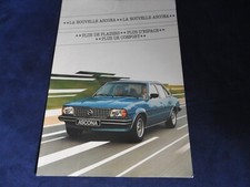 catalogue depliant opel ascona