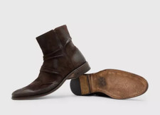 $698 John Varvatos Collection Morrison Sharpei Suede Boots 12