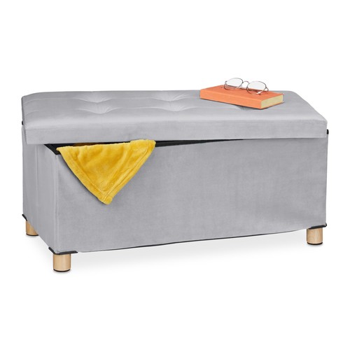 Banquette pliable velours - banquette,