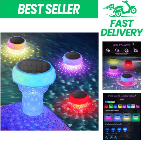 Lampe piscine flottante