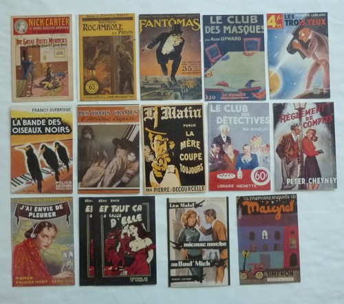 Lot cartes postales - lot, 15