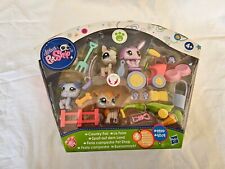 NIB LPS Petshop Goat #2299 + Rabbit #2300 + Jack Russell #2301 + Horse #2302